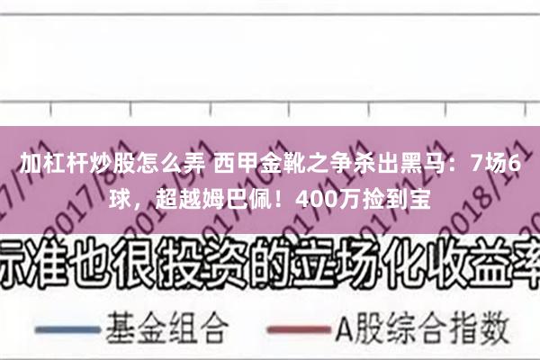 加杠杆炒股怎么弄 西甲金靴之争杀出黑马：7场6球，超越姆巴佩！400万捡到宝