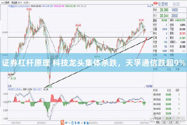 证券杠杆原理 科技龙头集体杀跌，天孚通信跌超9%